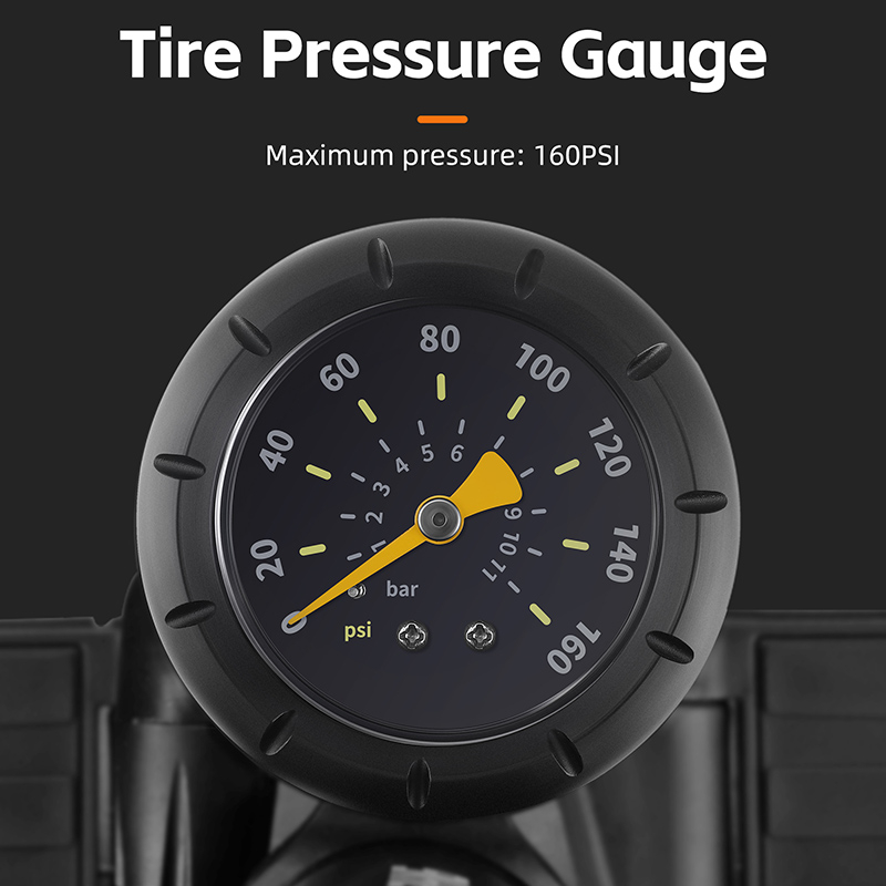 Bơm Xe Đạp / Mô Tô Áp Suất Cao 160psi Chuyên Dụng Chất Lượng Cao