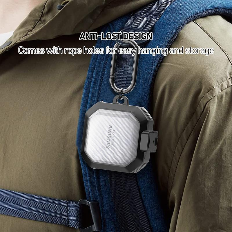 Ốp Bao Da Điện Thoại Trong Suốt Họa Tiết Sợi carbon Cho samsung galaxy buds 2 pro samsung galaxy buds live 2 pro buds2 2pro