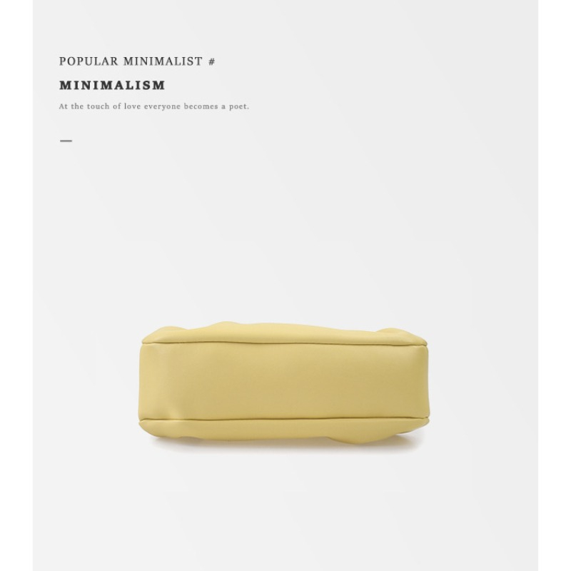 Túi Xách Hình Đám Mây Xếp Ly Tay Cầm Gỗ Thời Trang Mùa Xuân 2022 Gylb259