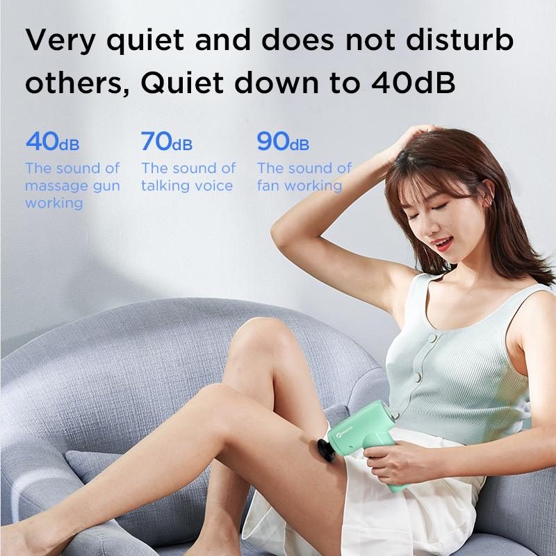 Máy massage cầm tay Booster  M2-C Súng Mát Xa Tăng Cơ Bắp Cầm Tay 2500mAh giãn cơ giúp bạn giảm đau cơ