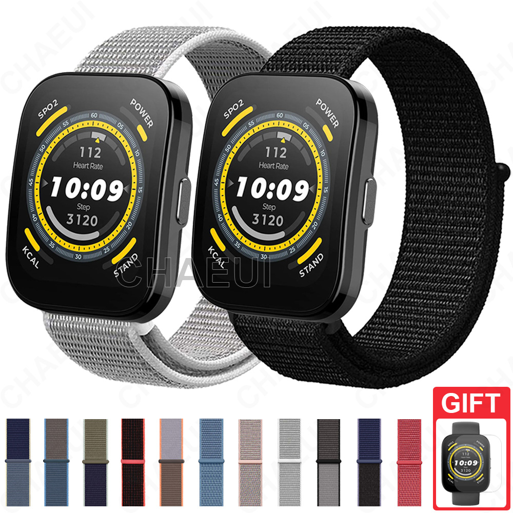 Dây Đeo nylon Thay Thế Cho Đồng Hồ Thông Minh Huami Amazfit Bip 5 3 U Pro S / GTS 4 Mini 3 2