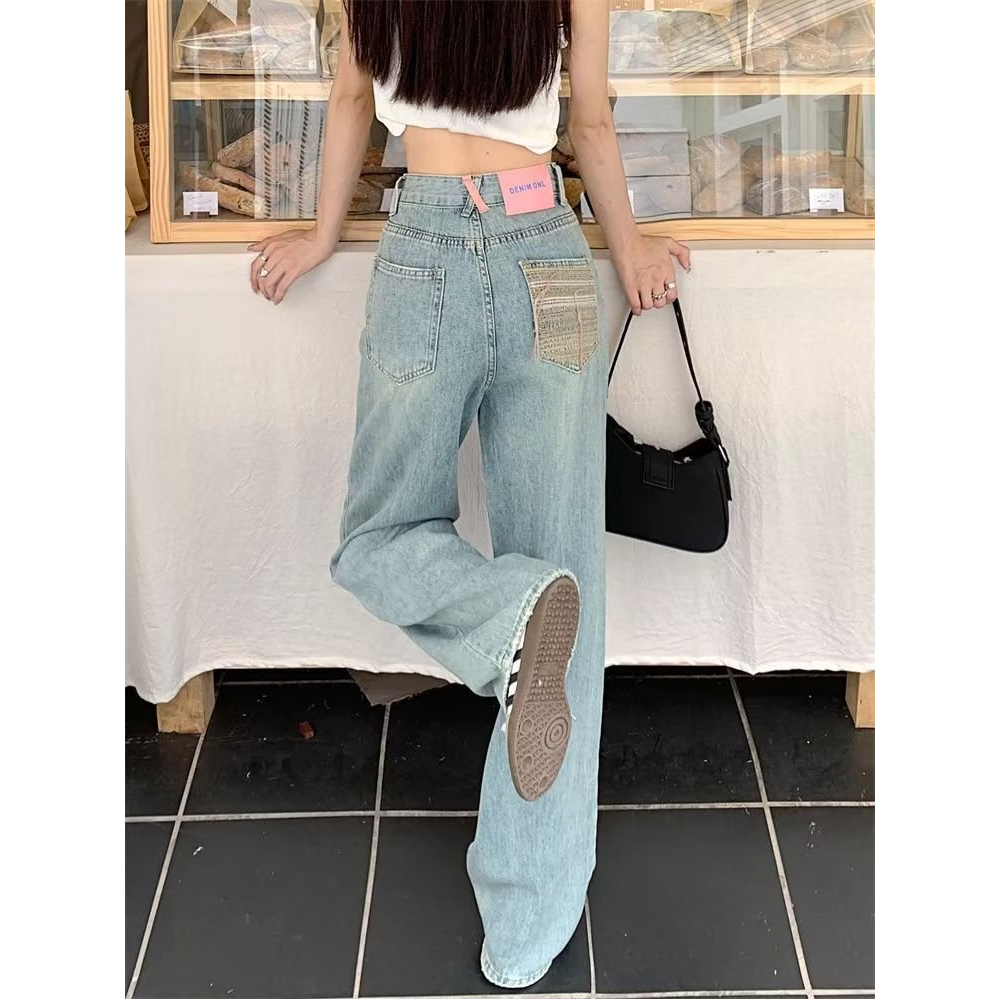 Porozi Quần Dài Lưng Cao Dáng Rộng Thời Trang Cho Nữ