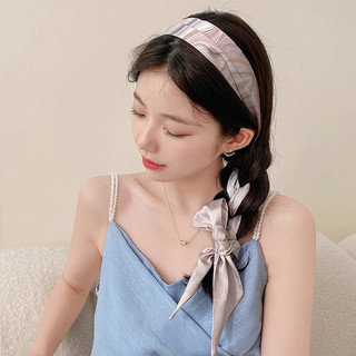 Dây Cột Tóc Lụa Thắt Nơ Phong Cách Hàn Quốc Thanh Lịch Dành Cho Nữ