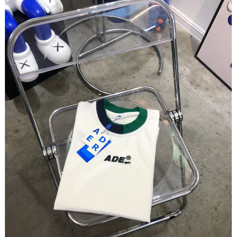 Áo Thun Tay Dài Cổ Tròn Hai Lớp Màu Sắc Tương Phản In Chữ Phong Cách Đường Phố Thời Trang Mùa Thu Cho Nam Và Nữ