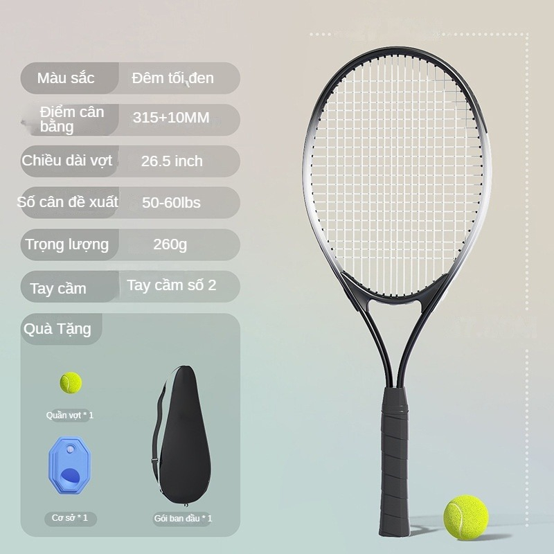 Bộ Vợt tennis Kèm Dây Đàn Hồi Cho Người Mới Bắt Đầu Vợt Tennis Có Dây Cho Người Mới Bắt Đầu LEANN