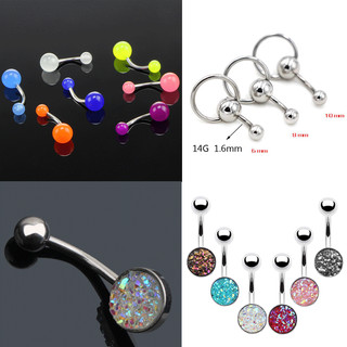 Khuyên Rốn Bằng Thép Không Gỉ Cá Tính