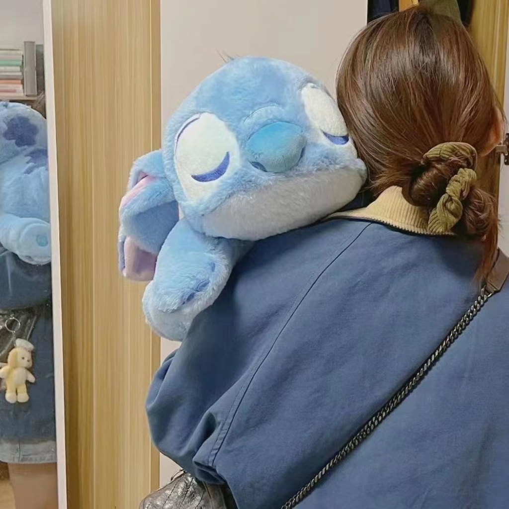 Dễ Thương Ngủ Stitch Búp Bê Sang Trọng Đồ Chơi Stitch Ngủ Búp Bê Siêu Mềm Sang Trọng Đồ Chơi Quà Tặng Sinh Nhật