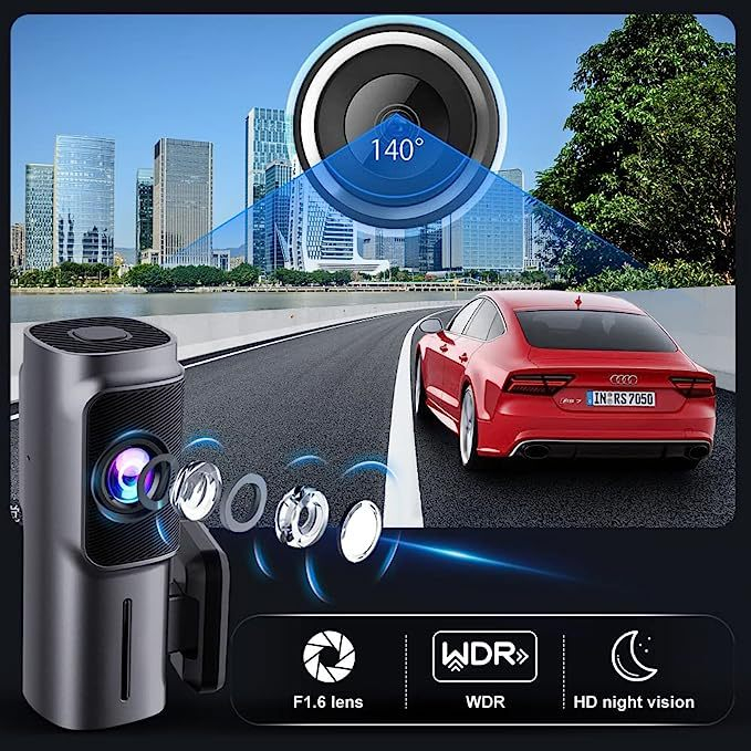 SONY Camera Hành Trình mini 2.5k hd 1080p dvr 6 Lớp Kết Nối wifi Với Thấu Kính Cảm Ứng