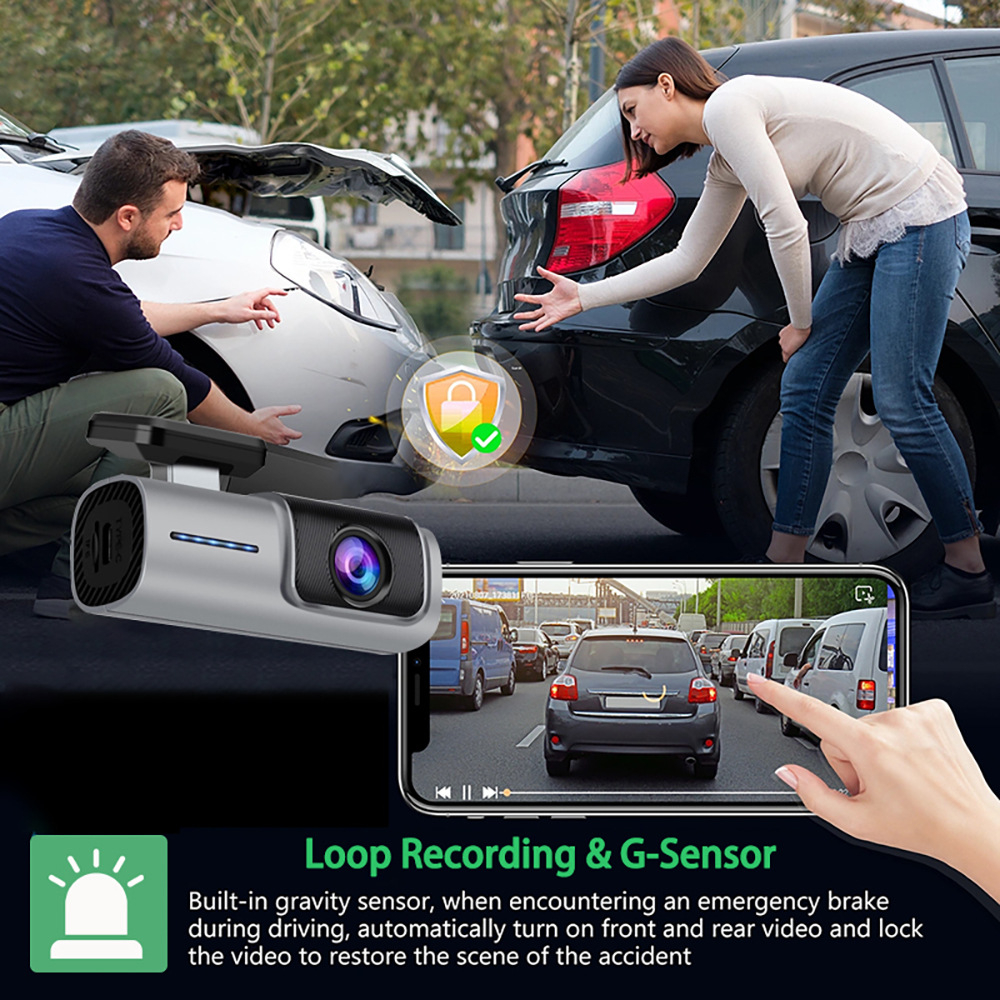 SONY Camera Hành Trình mini 2.5k hd 1080p dvr 6 Lớp Kết Nối wifi Với Thấu Kính Cảm Ứng