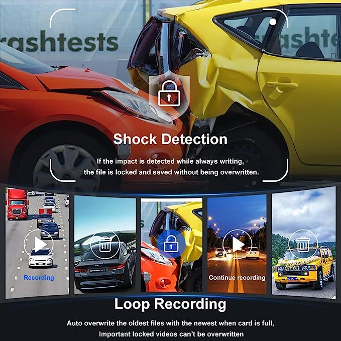 SONY Camera Hành Trình mini 2.5k hd 1080p dvr 6 Lớp Kết Nối wifi Với Thấu Kính Cảm Ứng