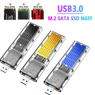 Hộp chuyển đổi 5gbps m2 ssd sata chassis m.2 sang usb 3.0 ssd cho ổ đĩa ssd sata m / b