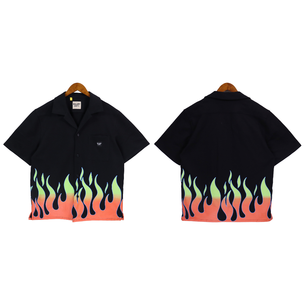 Galery dept Áo Sơ Mi cotton Ngắn Tay In Họa Tiết Thời Trang Cho Nam