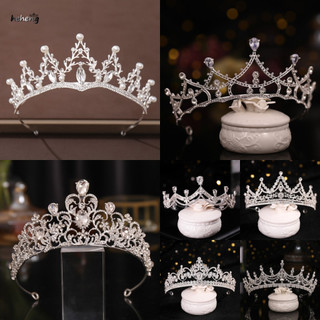 Cài Tóc Hình Vương Miện Đính Đá Sang Trọng Cho Cô Dâu