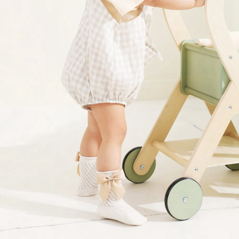 Vớ Công Chúa Chống Trượt Thoáng Khí Cho Bé Gái
