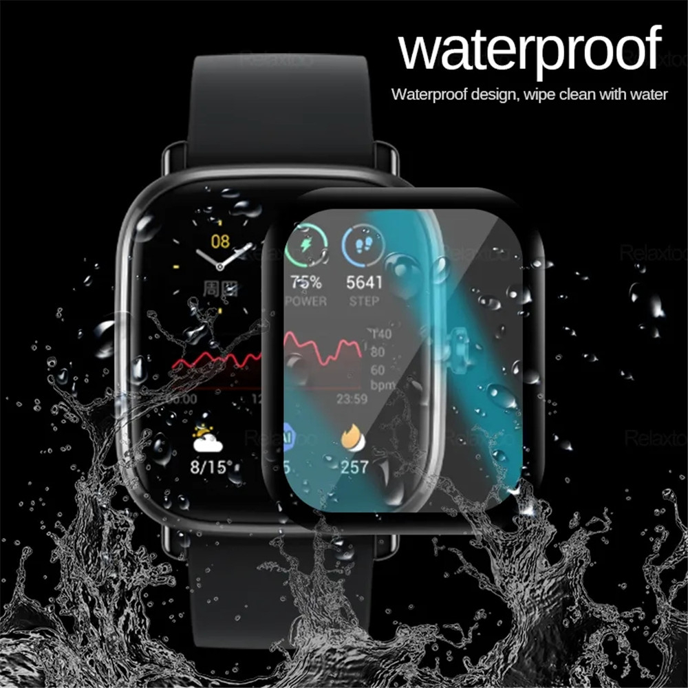 Miếng Dán Bảo Vệ Màn Hình 3d Cho Huami Amazfit Bip 5  / Bip 3 pro U S / GTS4 GTS 3 2 Mini