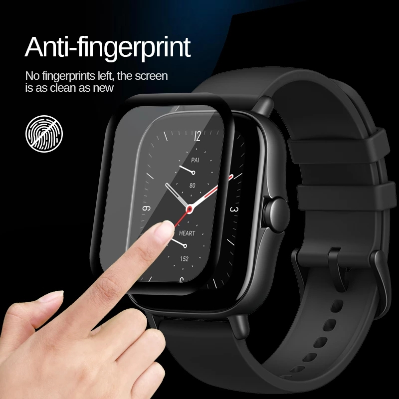 Miếng Dán Bảo Vệ Màn Hình 3d Cho Huami Amazfit Bip 5  / Bip 3 pro U S / GTS4 GTS 3 2 Mini