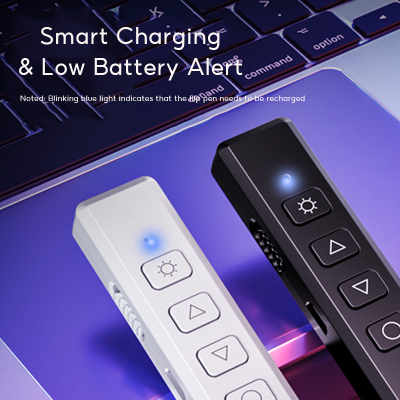 Bút Thuyết Trình Điều Khiển Từ Xa Không Dây 2.4ghz Sạc usb