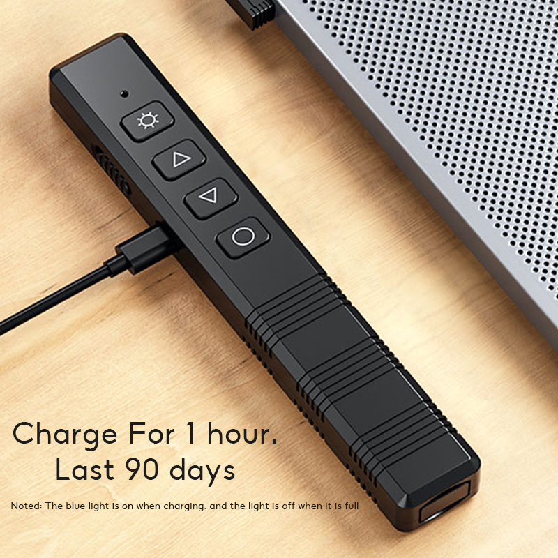 Bút Thuyết Trình Điều Khiển Từ Xa Không Dây 2.4ghz Sạc usb