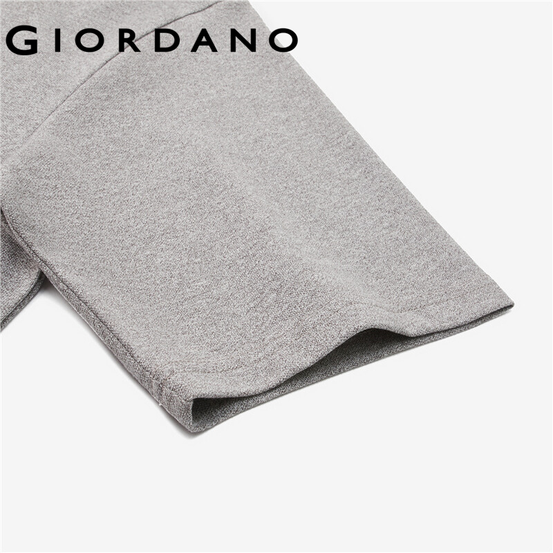 Áo thun polo GIORDANO 13013303 tay ngắn co giãn vạt nút cài dành cho nam