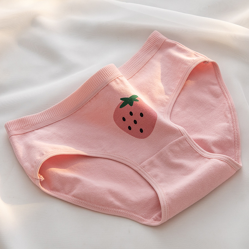 Quần Lót cotton Lưng Thấp Màu Sắc Ngọt Ngào Cho Nữ