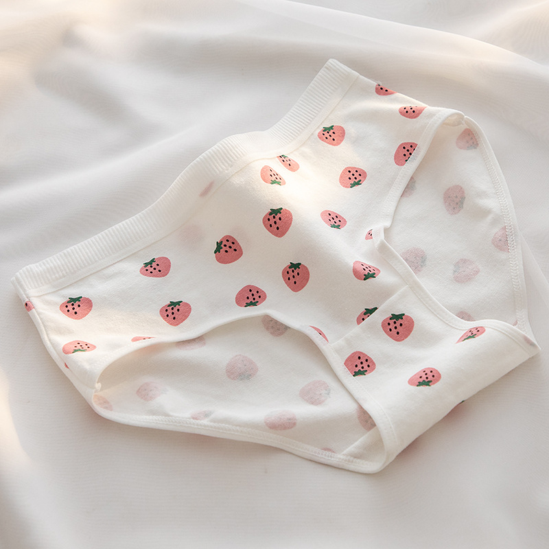 Quần Lót cotton Lưng Thấp Màu Sắc Ngọt Ngào Cho Nữ