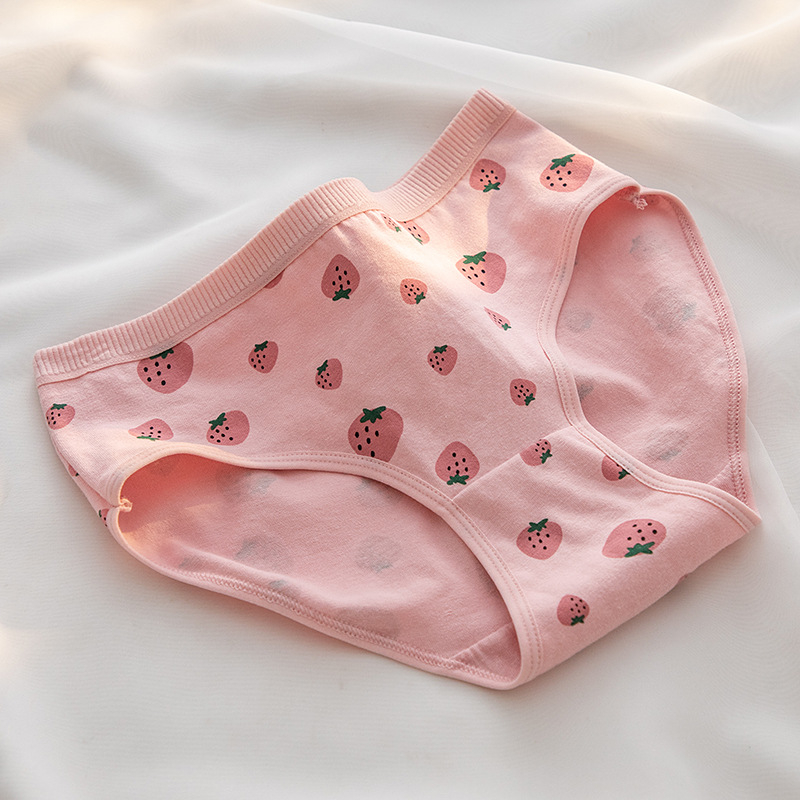 Quần Lót cotton Lưng Thấp Màu Sắc Ngọt Ngào Cho Nữ