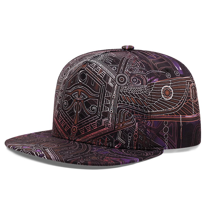 Mũ Lưỡi Trai Thời Trang hip hop Chất Lượng Cao In Họa Tiết vintage Có Thể Điều Chỉnh Kích Thước Cho Nam Và Nữ