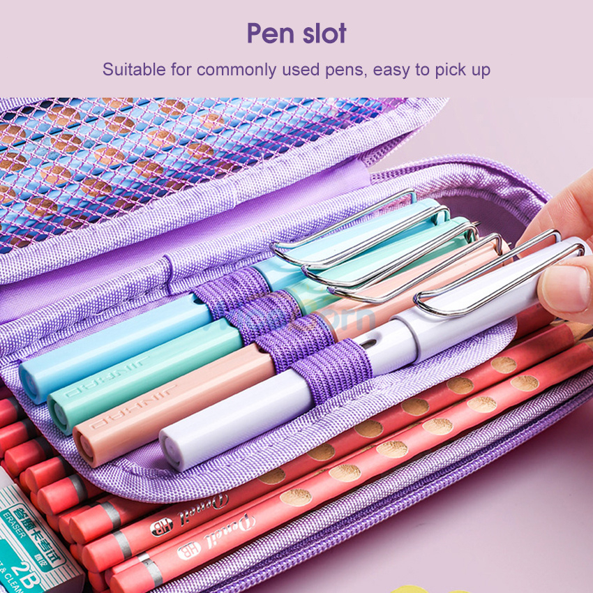 Niceborn Túi Đựng Bút Bằng eva Họa Tiết Kỳ Lân 3d Dễ Thương Tiện Dụng Cho Học Sinh