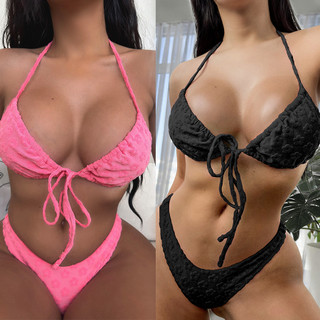 Bộ bikini hai mảnh màu sắc thời trang quyến rũ cho nữ