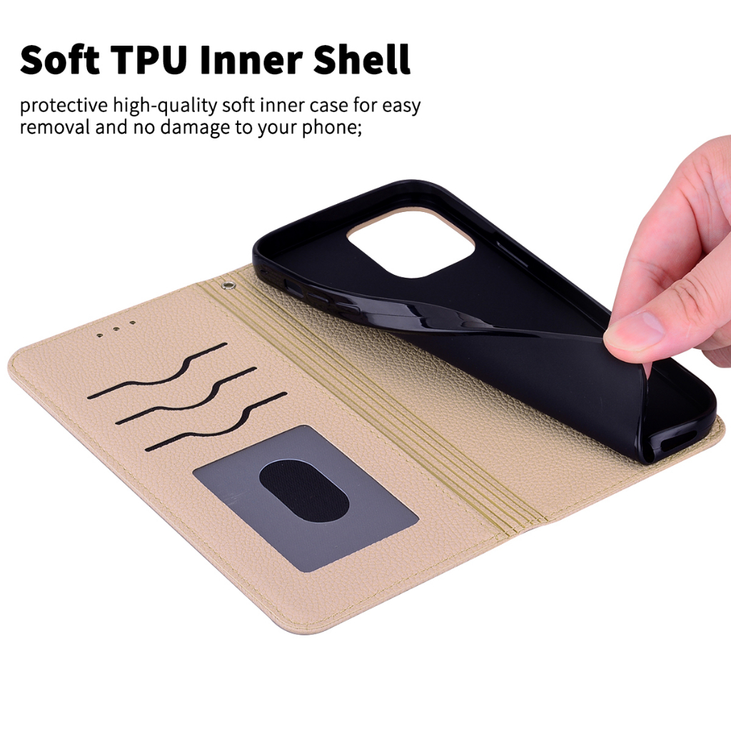 Redmi 12 Note 12/12S Pro 5G A2+ 12C Xiaomi 13/12T/12 Pro A1 10 5G/ 10A Note 11/11S Pro+ 10C Xiaomi 11T Pro Ốp Bao Da Dạng Ví Chất Lượng Cao