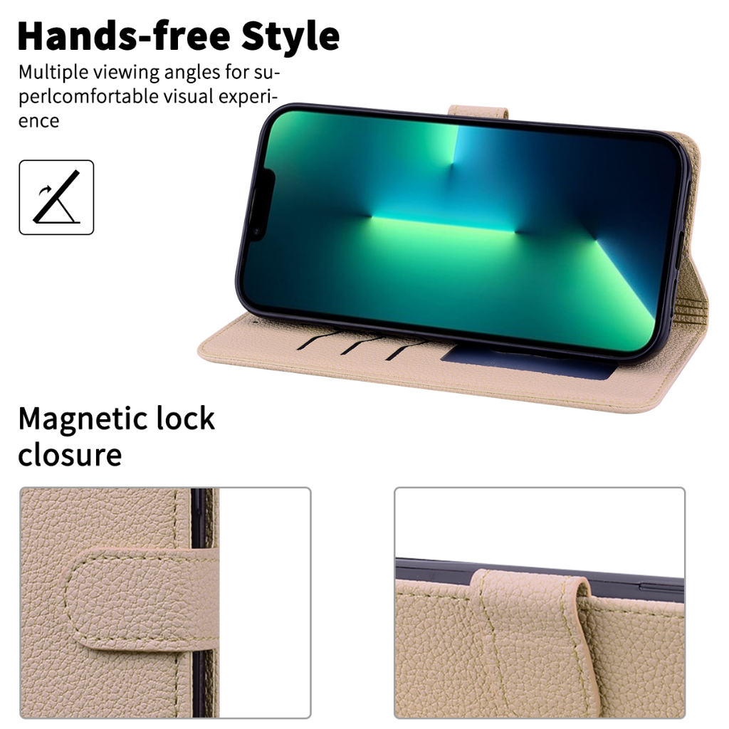 Redmi 12 Note 12/12S Pro 5G A2+ 12C Xiaomi 13/12T/12 Pro A1 10 5G/ 10A Note 11/11S Pro+ 10C Xiaomi 11T Pro Ốp Bao Da Dạng Ví Chất Lượng Cao