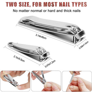 Bộ 3 Dụng Cụ Làm Móng Bằng Thép Không Gỉ