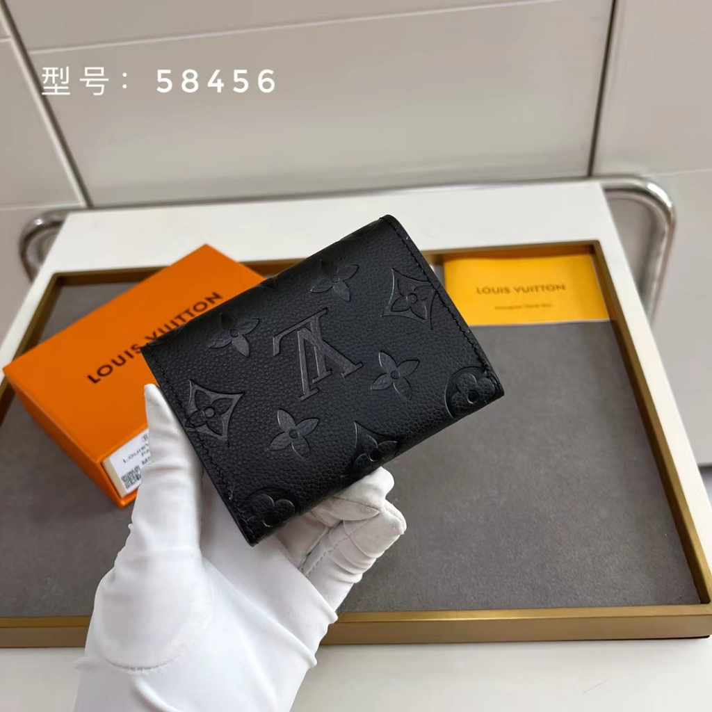 LV Original Authentic Card Bag ～ Louis Vuitton Wallet Card Holder M58456 Chủ thẻ nổi với hộp