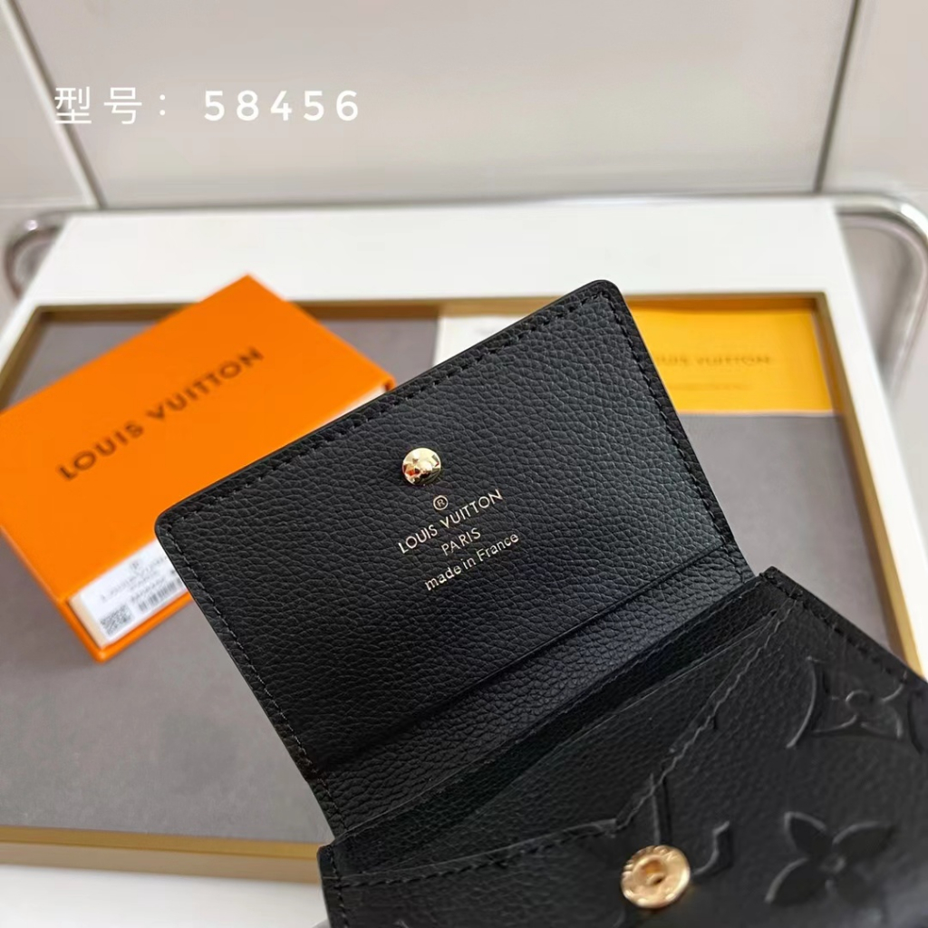 LV Original Authentic Card Bag ～ Louis Vuitton Wallet Card Holder M58456 Chủ thẻ nổi với hộp