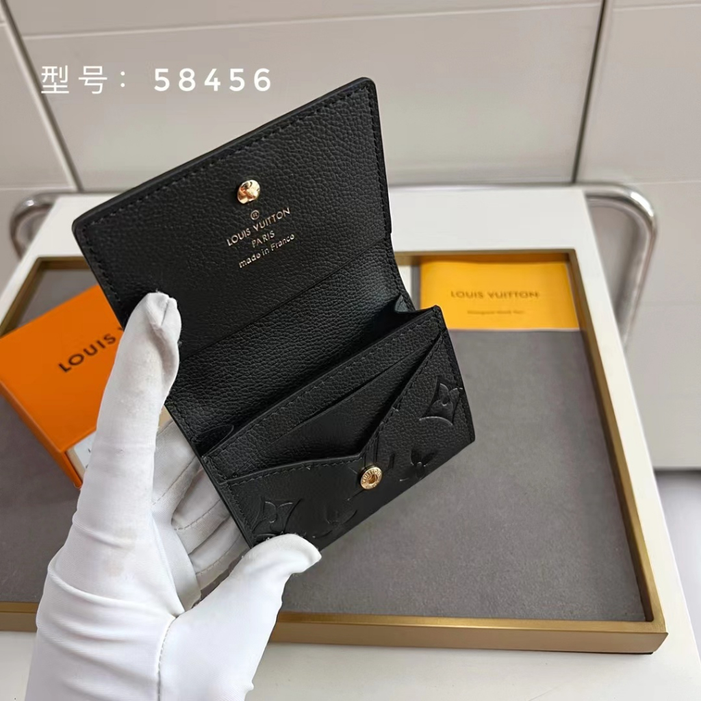 LV Original Authentic Card Bag ～ Louis Vuitton Wallet Card Holder M58456 Chủ thẻ nổi với hộp