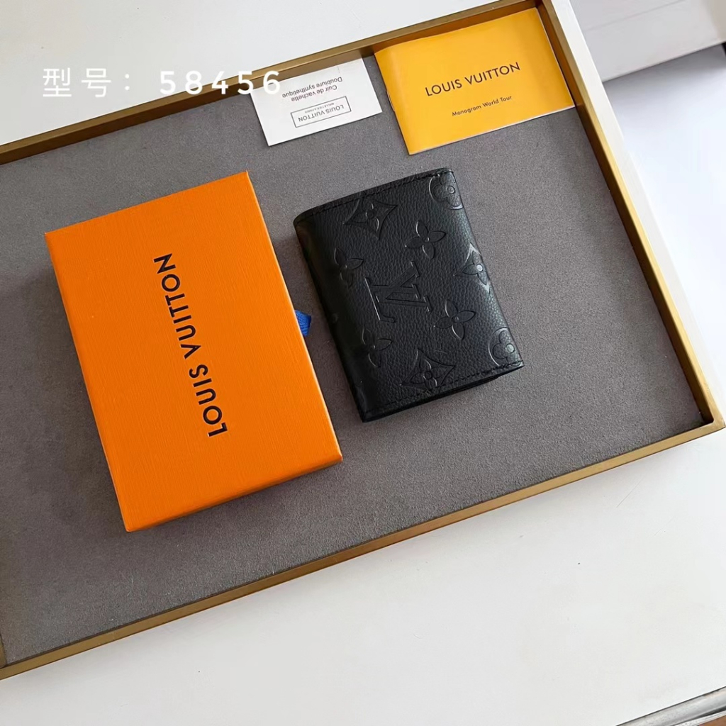 LV Original Authentic Card Bag ～ Louis Vuitton Wallet Card Holder M58456 Chủ thẻ nổi với hộp