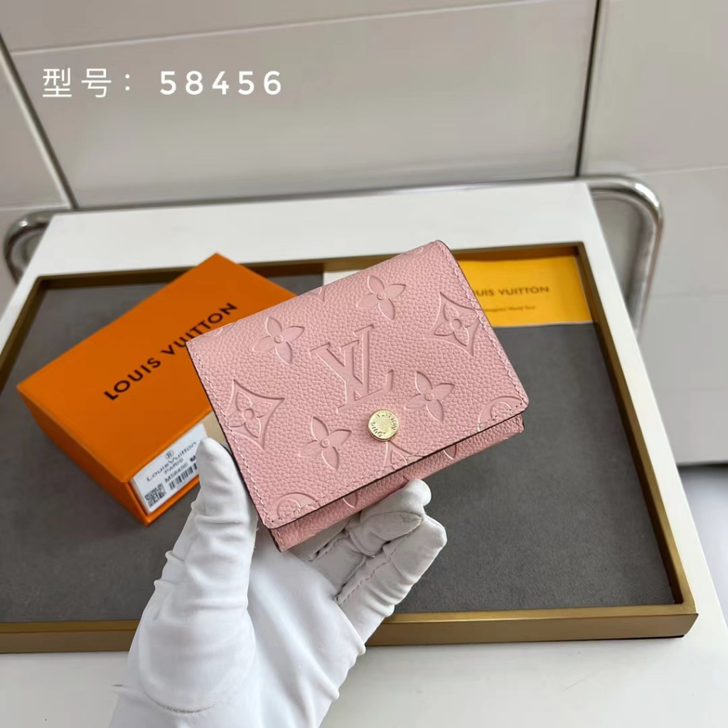 LV Original Authentic Card Bag ～ Louis Vuitton Wallet Card Holder M58456 Chủ thẻ nổi với hộp