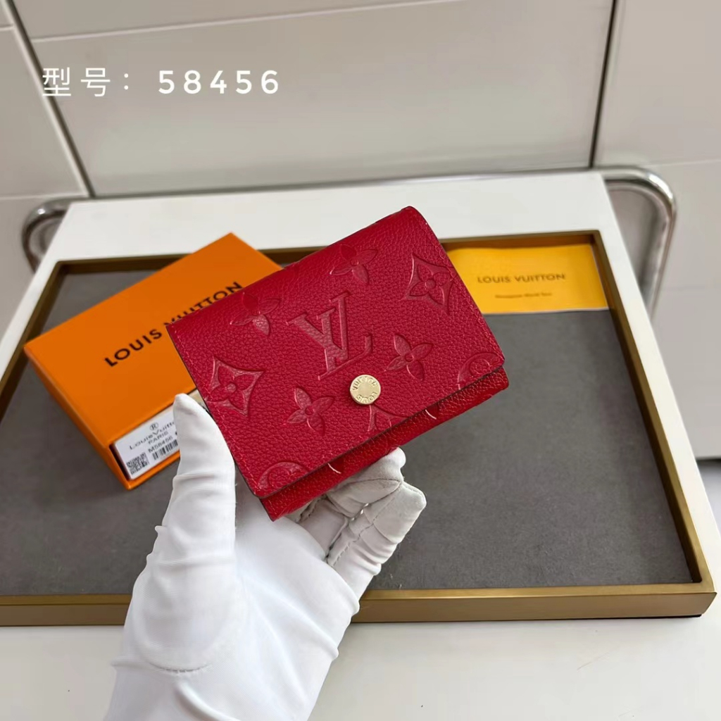LV Original Authentic Card Bag ～ Louis Vuitton Wallet Card Holder M58456 Chủ thẻ nổi với hộp