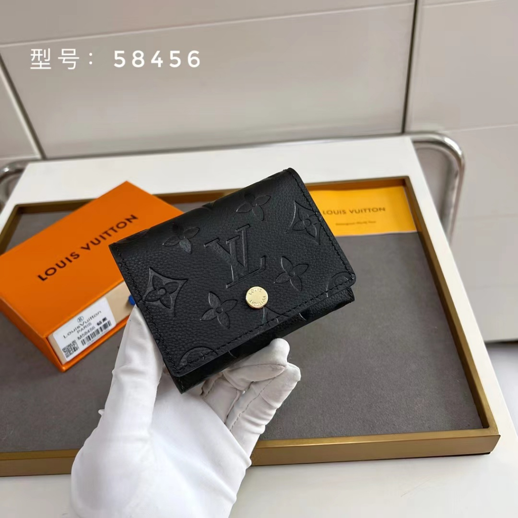 LV Original Authentic Card Bag ～ Louis Vuitton Wallet Card Holder M58456 Chủ thẻ nổi với hộp