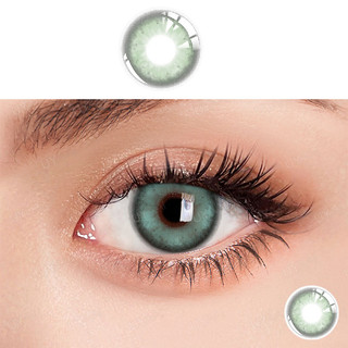 1 Cặp Kính Áp Tròng Màu Xanh Lá Cây 14.2mm 0 Độ Thoải Mái Phù Hợp Cho Trang Điểm