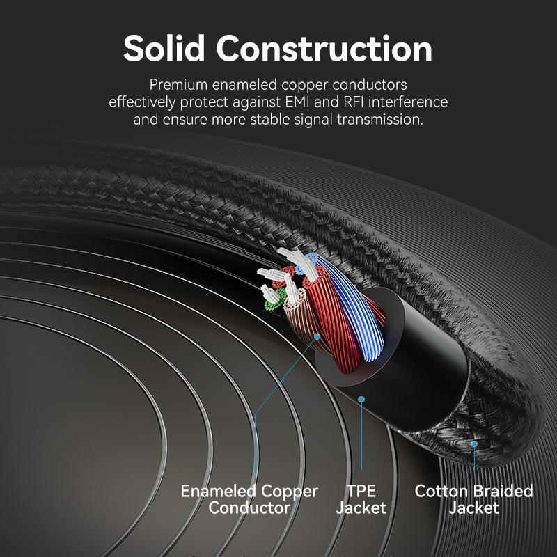 Vention Dây Cáp Âm Thanh Hai Đầu Cắm 3.5mm Bằng Hợp Kim Nhôm me0sh Chuyên Dụng Cho Loa / Máy Tính