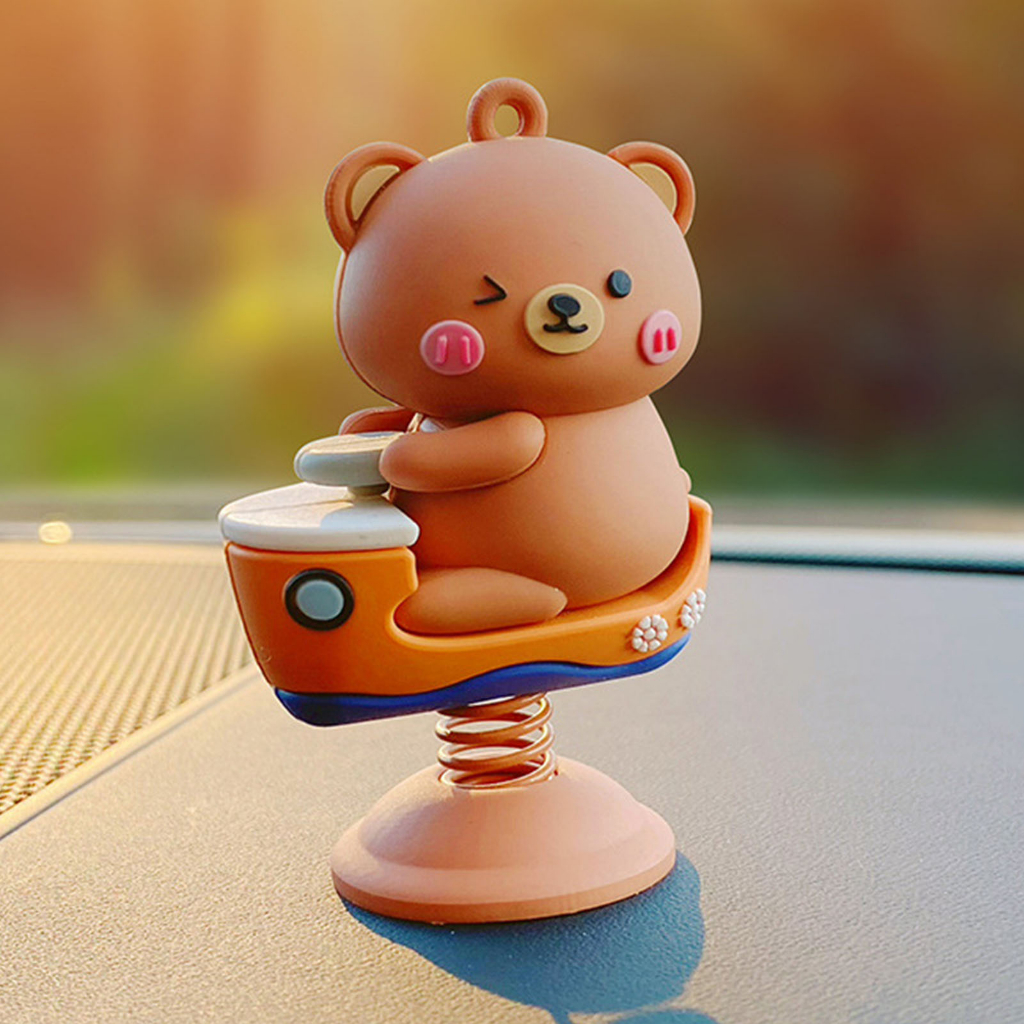 AutoERA Có hàng sẵn Đồ Trang Trí Động Vật Xe Ô Tô Dễ Thương Đa Năng Phong Cách Nhẹ Mạnh Mẽ Nội Thất Hơi Cho Để Bàn Giá Sách