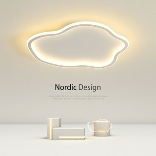  Đèn led Gắn Trần Nhà Kiểu Dáng Đơn Giản Hiện Đại Phong Cách Bắc Âu 