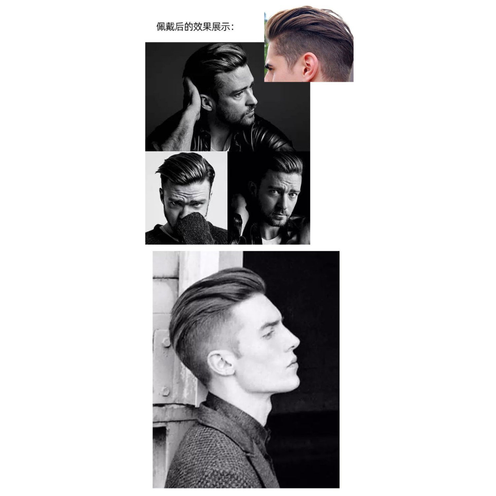 Tóc Giả Đầu samurai Độc Đáo Cho Nam