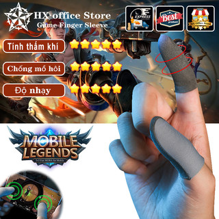 Hx Găng Tay Vải Bọc Ngón Tay Chơi Game Điện Thoại Di Động Siêu Nhạy Giặt Rửa Tiện Dụng