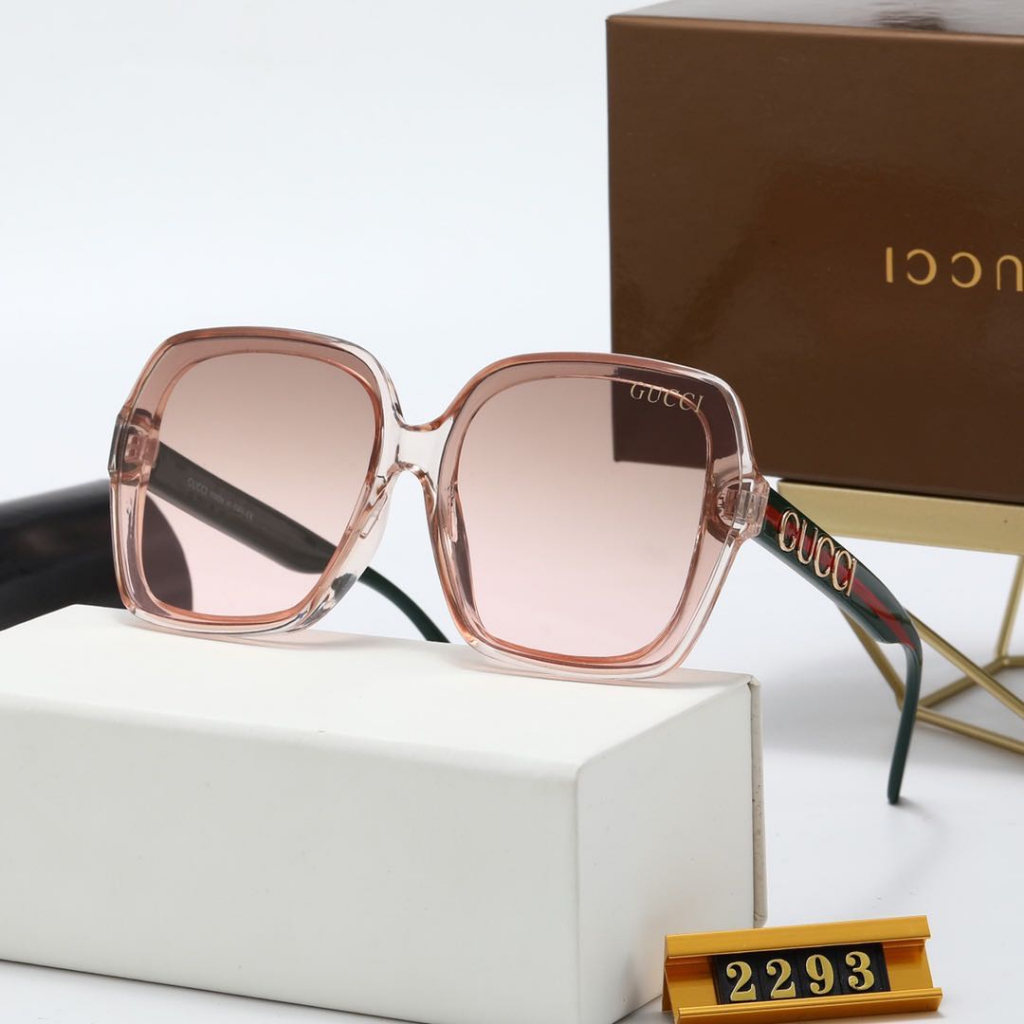 Kính Mát Thời Trang Hình Vuông Đa Năng Chống Tia UV400 Gucci Sang Trọng Cho Nam Và Nữ