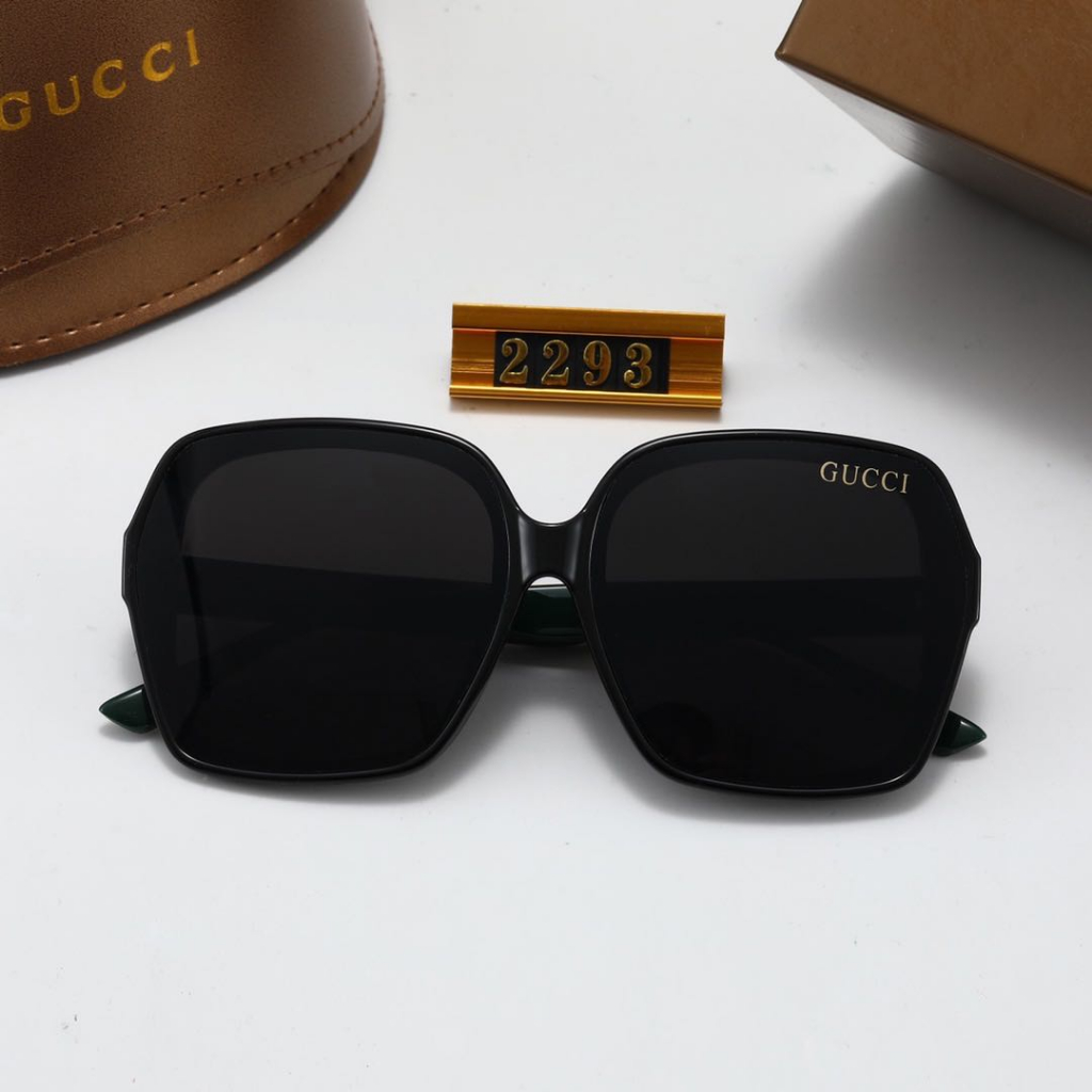 Kính Mát Thời Trang Hình Vuông Đa Năng Chống Tia UV400 Gucci Sang Trọng Cho Nam Và Nữ