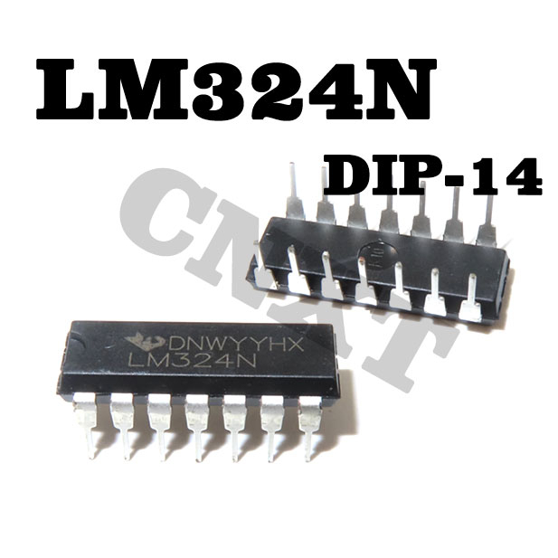 10pcs LM324 LM324N DIP-14 gốc mới Bộ khuếch đại hoạt động bốn lần