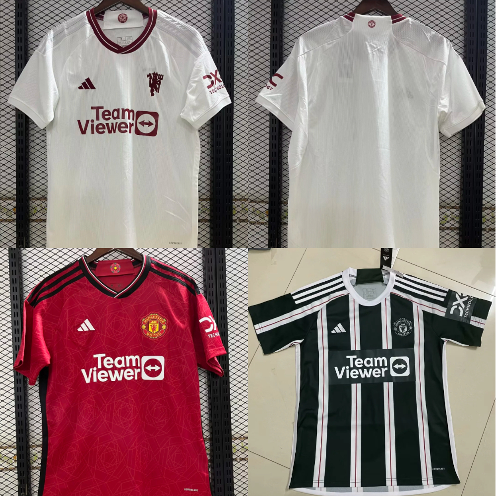 Áo Thun In Hình manchester 2324 Phong Cách Âu Mỹ Chất Lượng Cao