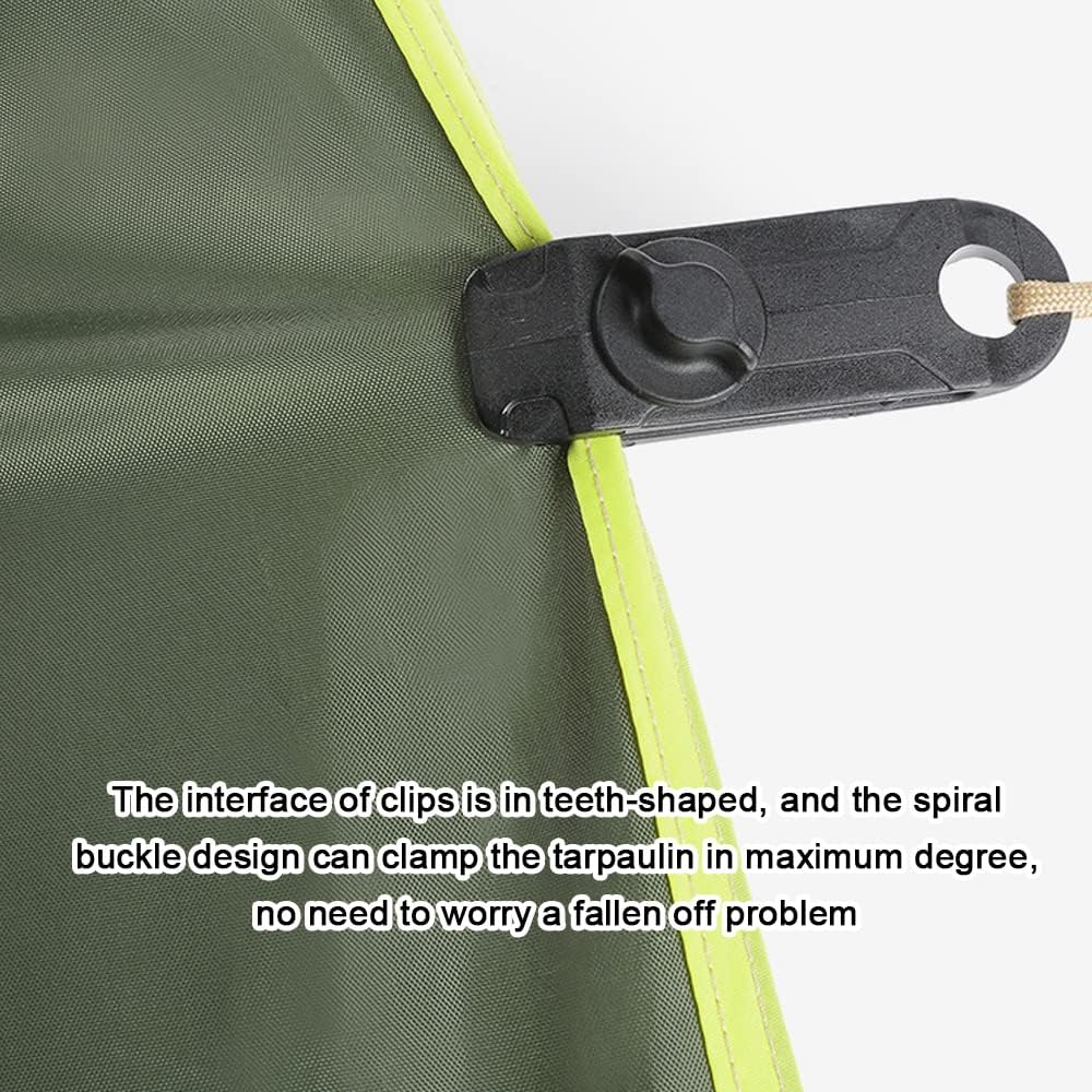 Tarpaulin Kẹp Khóa Lều Trại Chịu Được Sức Nặng Có Thể Tái Sử Dụng